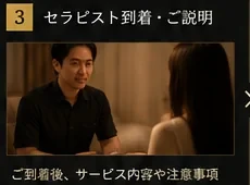 男性セラピストによる施術前カウンセリングのイメージ